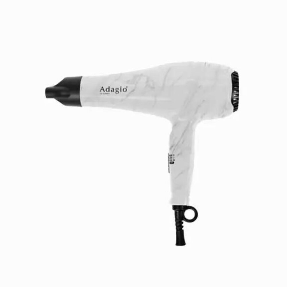 NWT ADAGIO  2500 Blow Dryer- white marble